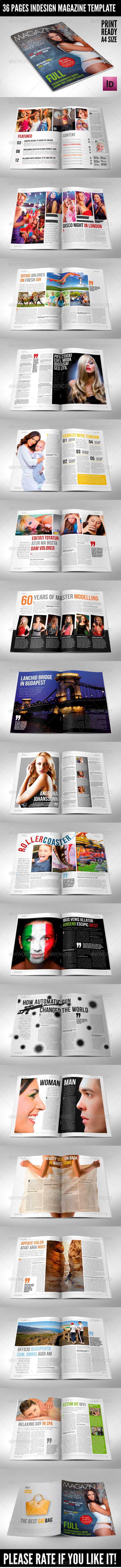 GraphicRiver 36 Pages Modern Magazine InDesign Template 4033949 GraphicRiver 36 Pages Modern Magazine InDesign Template 4033949