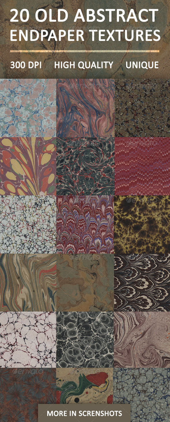 GraphicRiver 20 Old Abstract Endpaper Textures 4034217 GraphicRiver 20 Old Abstract Endpaper Textures 4034217