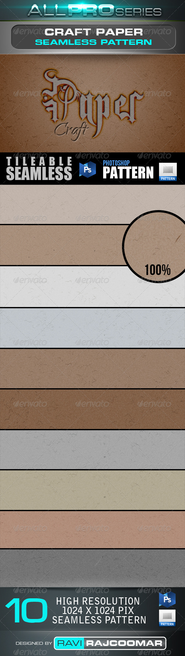 GraphicRiver Craft Paper Seamless Tileable Pattern 4038070 GraphicRiver Craft Paper Seamless Tileable Pattern 4038070