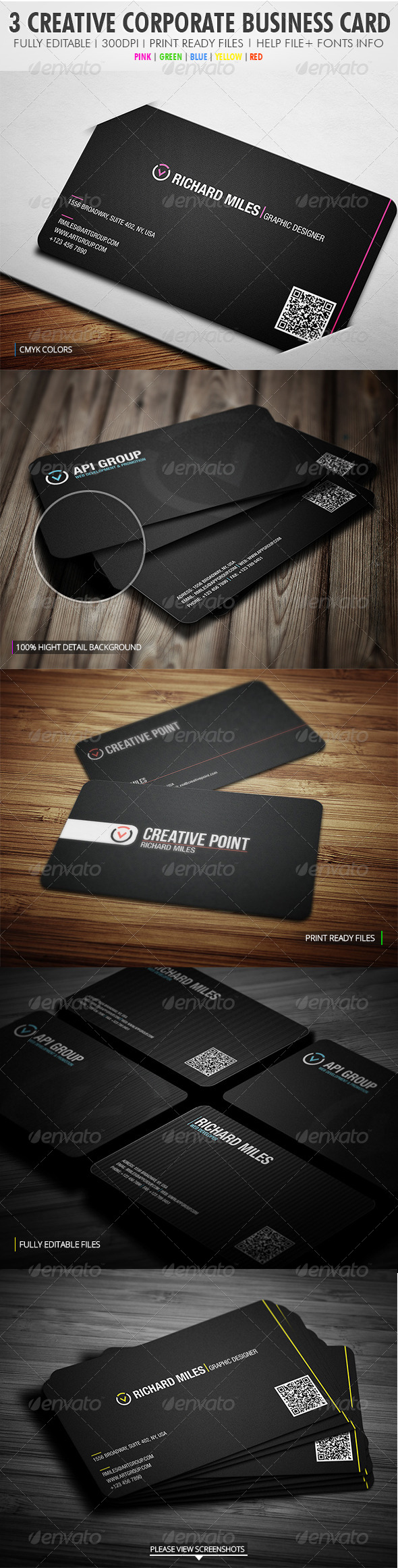 GraphicRiver 3 In 1 Creative Corporate Bundle 4043860 GraphicRiver 3 In 1 Creative Corporate Bundle 4043860