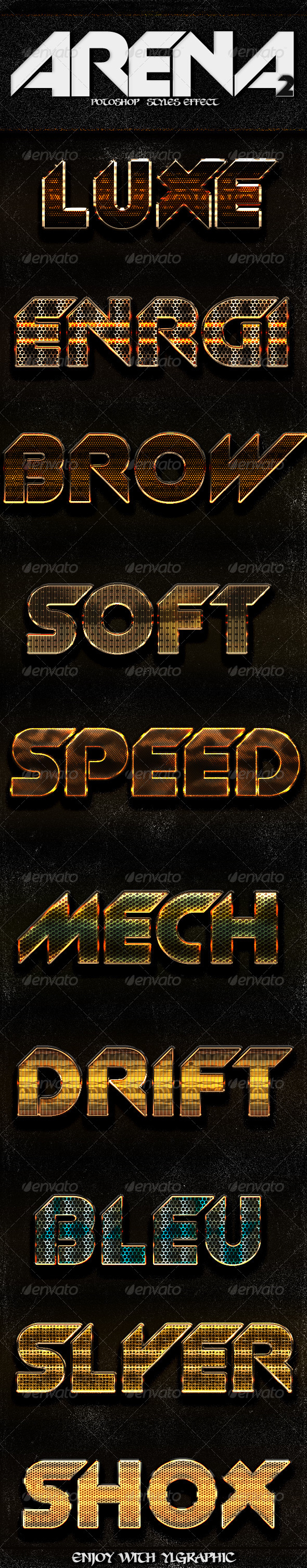 GraphicRiver ARENA 2 Photoshop Layer Styles 4045802 GraphicRiver ARENA 2 Photoshop Layer Styles 4045802