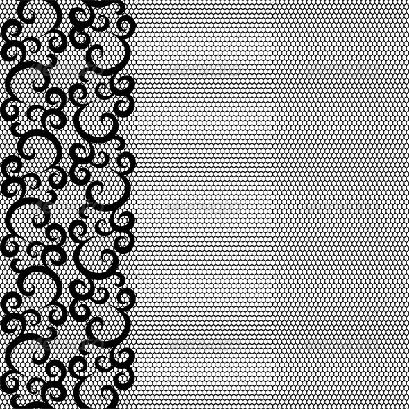GraphicRiver Seamless lace border and net pattern 4046046 GraphicRiver Seamless lace border and net pattern 4046046