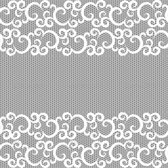 GraphicRiver Seamless lace border and net pattern 4046049 GraphicRiver Seamless lace border and net pattern 4046049