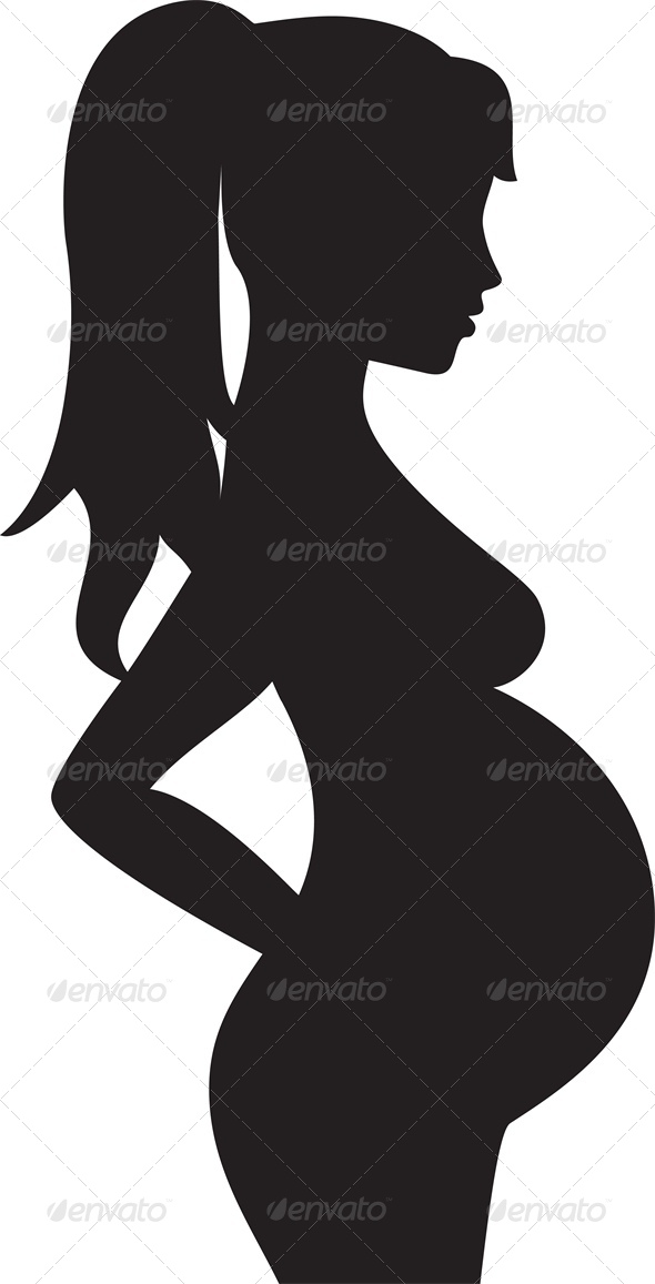 GraphicRiver Silhouette of a Pregnant Woman 4046069 GraphicRiver Silhouette of a Pregnant Woman 4046069
