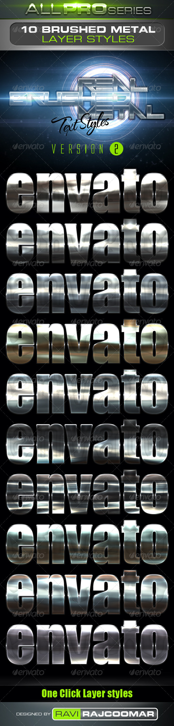 GraphicRiver Real Brushed Metal Text Styles Vol.2 4046709 GraphicRiver Real Brushed Metal Text Styles Vol.2 4046709