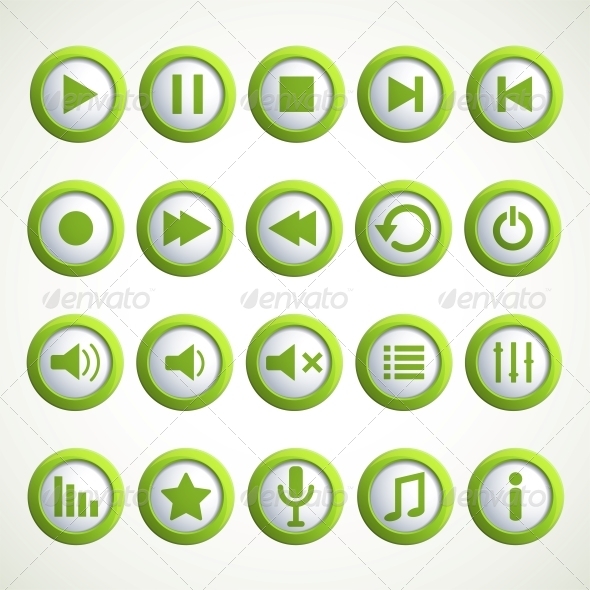 GraphicRiver Media player icon 4055568 GraphicRiver Media player icon 4055568