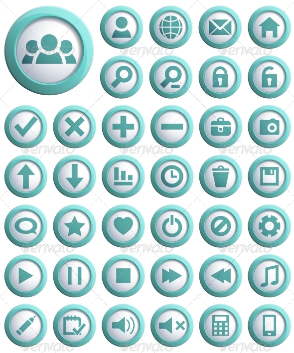 GraphicRiver Web Icon Set 4055710 GraphicRiver Web Icon Set 4055710