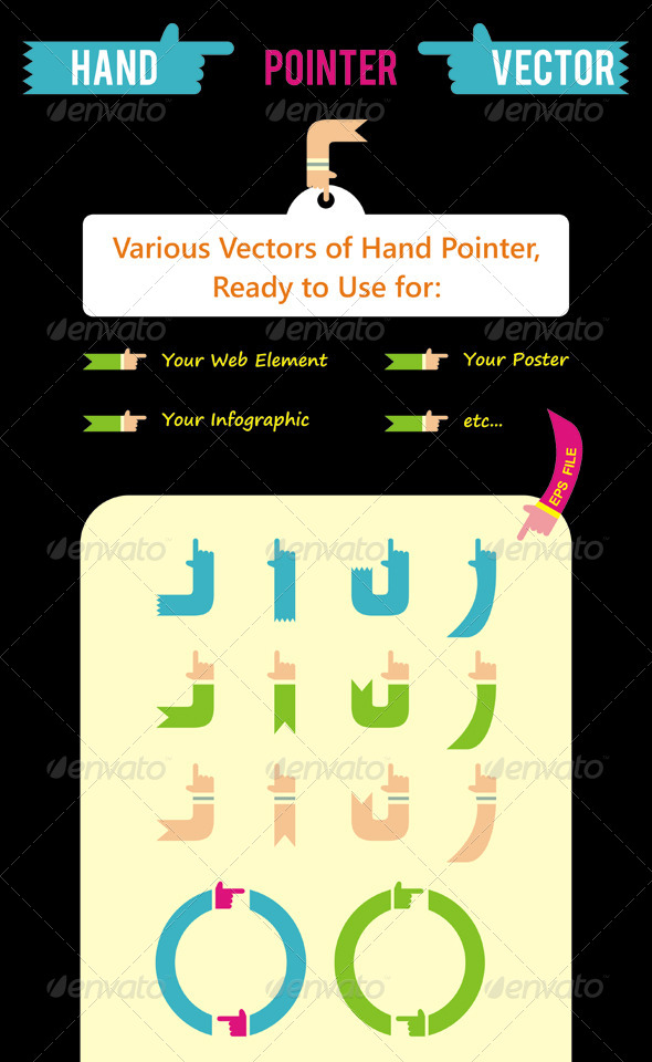 GraphicRiver Hand Pointer Vector 4056517 GraphicRiver Hand Pointer Vector 4056517