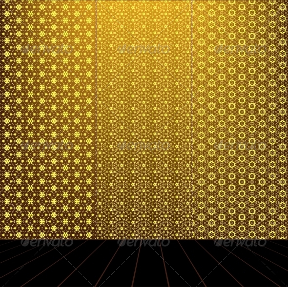 GraphicRiver Golden Room with set seamless and wooden floor 4057206 GraphicRiver Golden Room with set seamless and wooden floor 4057206