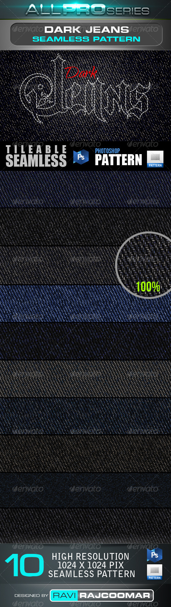 GraphicRiver Dark Denim Seamless Pattern 4060974 GraphicRiver Dark Denim Seamless Pattern 4060974