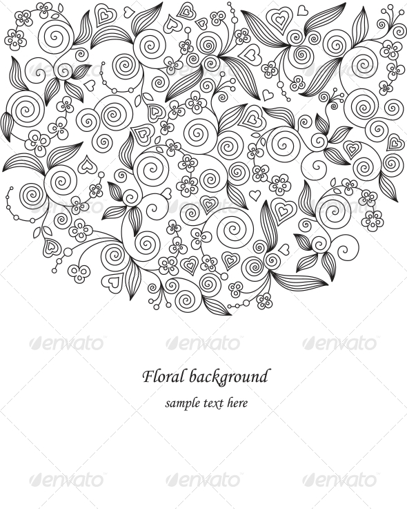 GraphicRiver Decorative flower illustration 4061692 GraphicRiver Decorative flower illustration 4061692