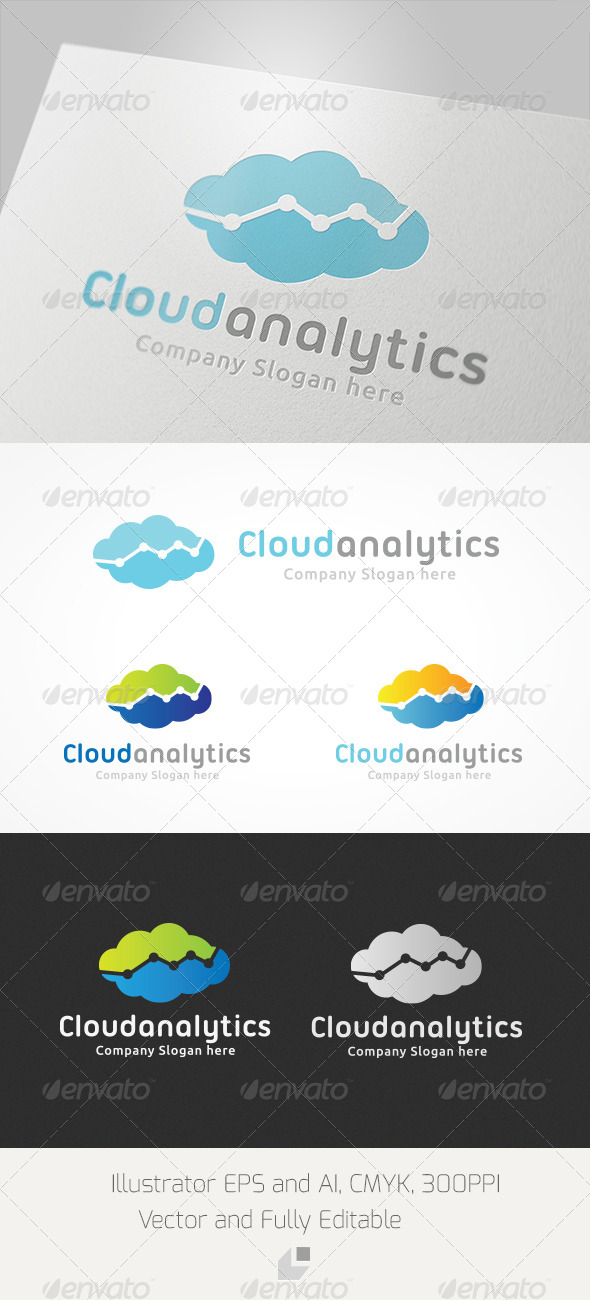 GraphicRiver Cloud Analytic Logo 4063989 GraphicRiver Cloud Analytic Logo 4063989