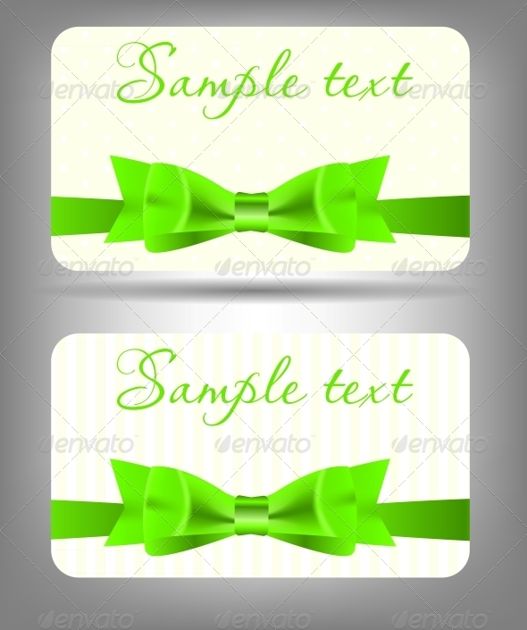 GraphicRiver Card with Bow and Ribbon 4067238 GraphicRiver Card with Bow and Ribbon 4067238