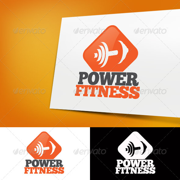 GraphicRiver Power Fitness Gym Logo Template 4067611 GraphicRiver Power Fitness Gym Logo Template 4067611