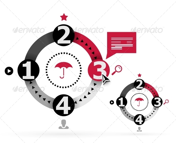 GraphicRiver Modern round infographic design template 4071627 GraphicRiver Modern round infographic design template 4071627