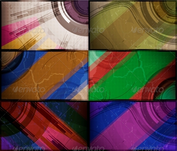 GraphicRiver Set for Abstract Vector Background 4072502 GraphicRiver Set for Abstract Vector Background 4072502
