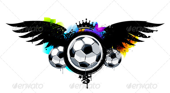 GraphicRiver Graffiti Image with Balls 4073013 GraphicRiver Graffiti Image with Balls 4073013