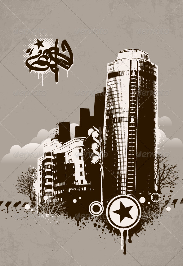 GraphicRiver Grunge Urban Background 4073426 GraphicRiver Grunge Urban Background 4073426