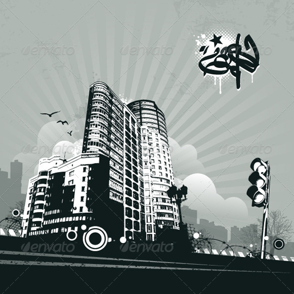 GraphicRiver Grunge Urban Background 4073541 GraphicRiver Grunge Urban Background 4073541