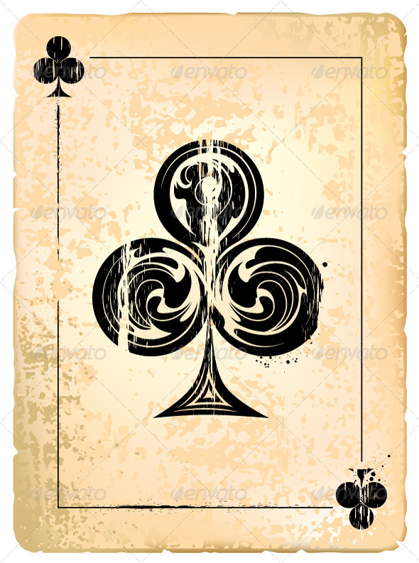 GraphicRiver Ace of Clubs 4076128 GraphicRiver Ace of Clubs 4076128