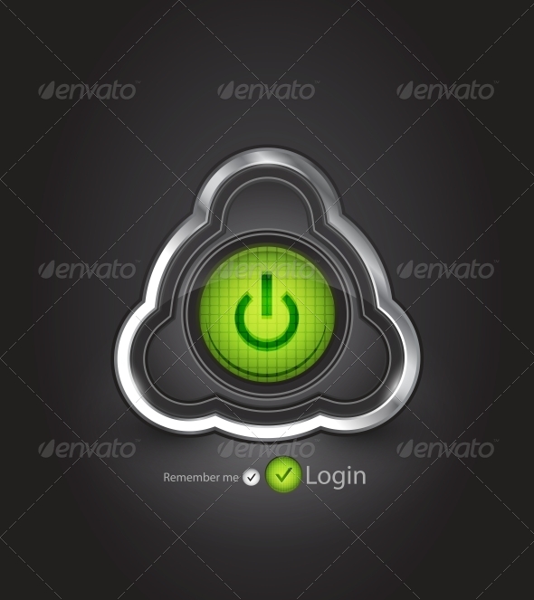GraphicRiver Futuristic Power Button 4081983 GraphicRiver Futuristic Power Button 4081983