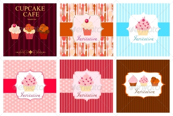 GraphicRiver The Concept of Cupcakes Cafe Menu 4083814 GraphicRiver The Concept of Cupcakes Cafe Menu 4083814