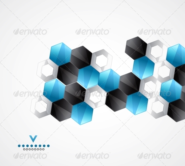 GraphicRiver Modern Hexagons Geometrical Design Template 4089958 GraphicRiver Modern Hexagons Geometrical Design Template 4089958