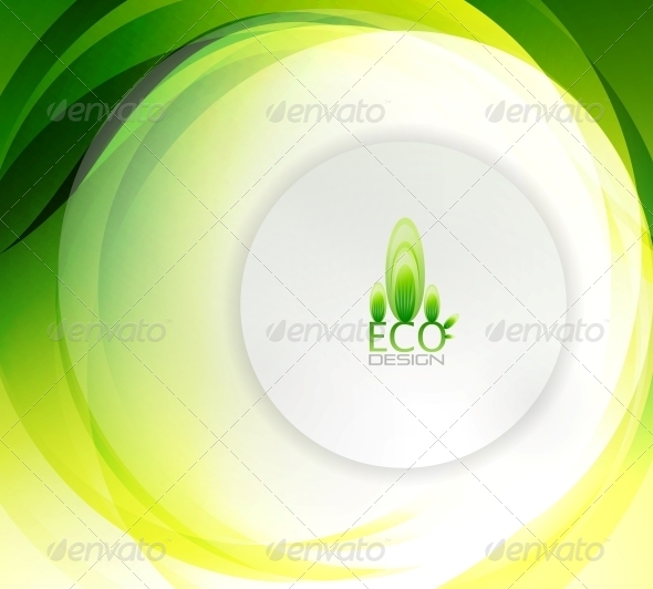 GraphicRiver Eco Swirly Wave Abstract Background 4096996 GraphicRiver Eco Swirly Wave Abstract Background 4096996