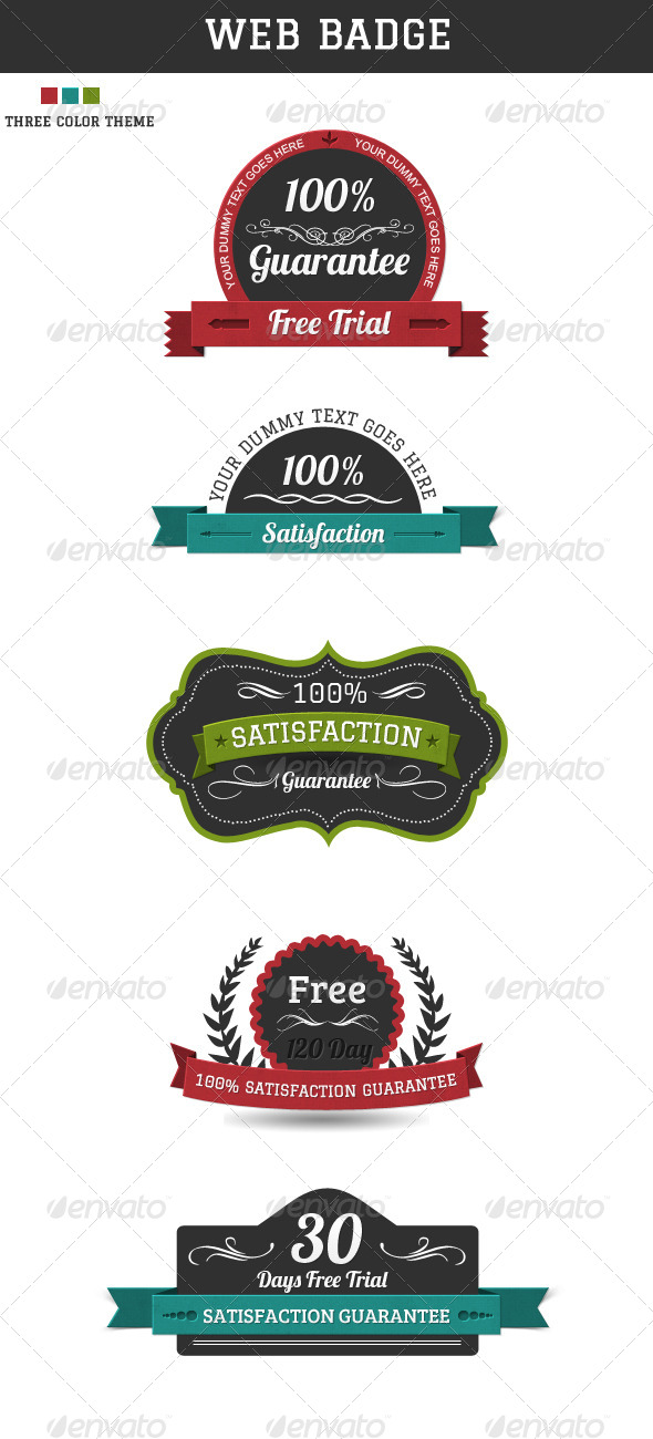 GraphicRiver Web Badges 4117165 GraphicRiver Web Badges 4117165