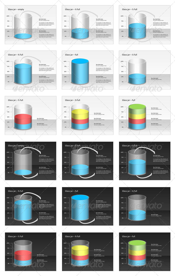 GraphicRiver 3D Shapes Beaker PowerPoint Template 4125853 GraphicRiver 3D Shapes Beaker PowerPoint Template 4125853