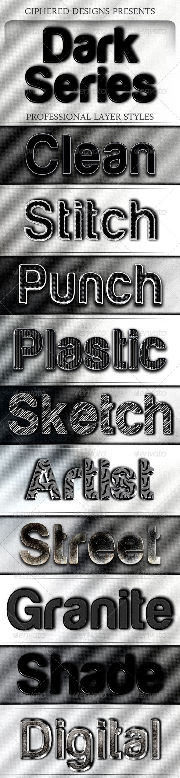 GraphicRiver Dark Series Professional Layer Styles 4126034 GraphicRiver Dark Series Professional Layer Styles 4126034