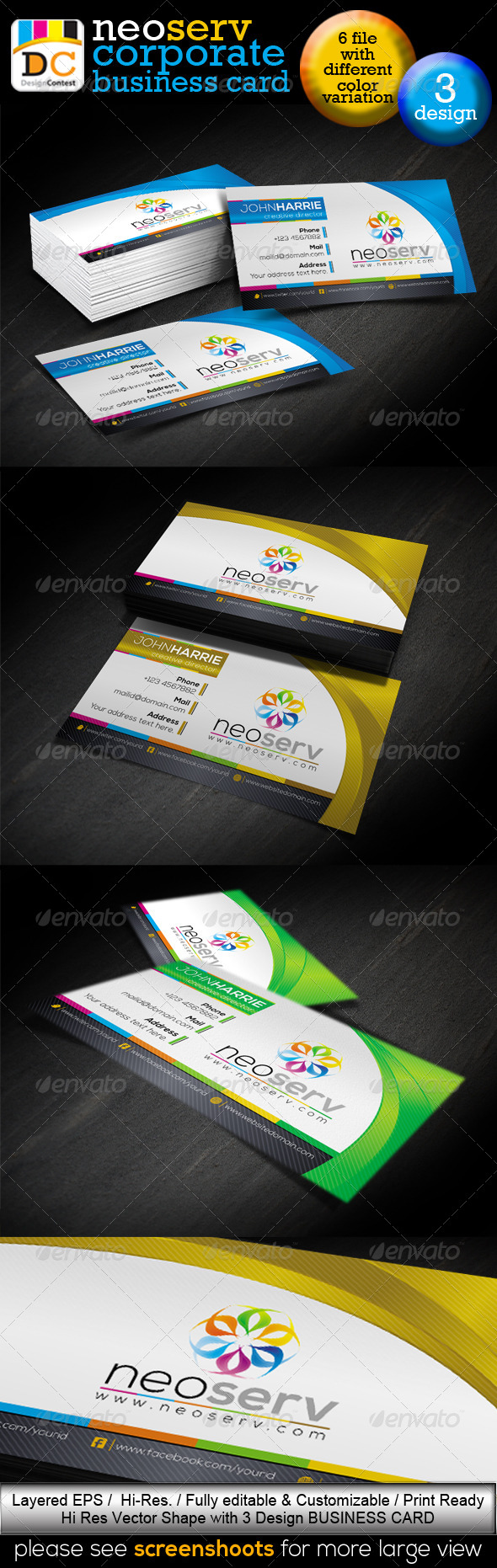 GraphicRiver NeoServ Corporate Creative Business Cards 3982414 GraphicRiver NeoServ Corporate Creative Business Cards 3982414
