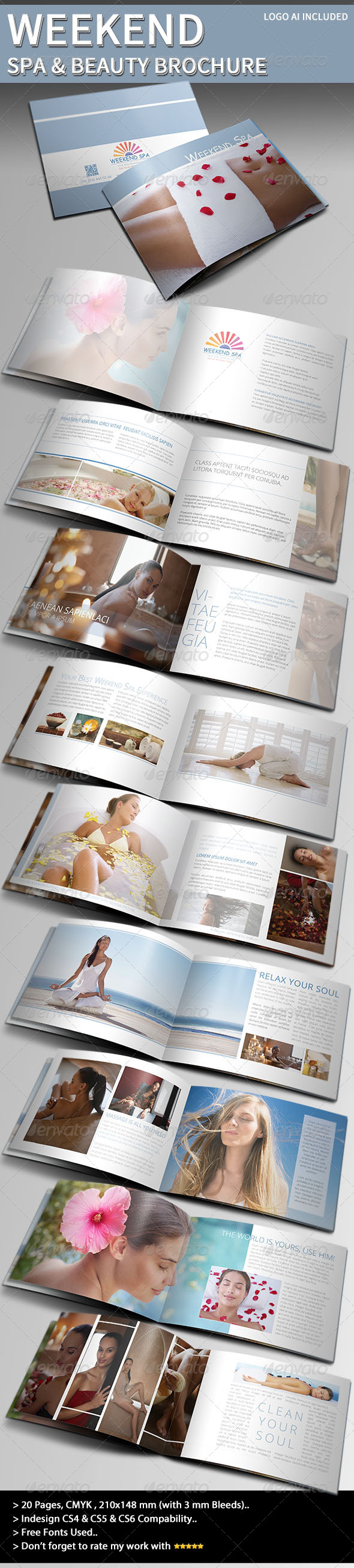 GraphicRiver Weekend Spa & Beauty Brochure 4022937 GraphicRiver Weekend Spa & Beauty Brochure 4022937