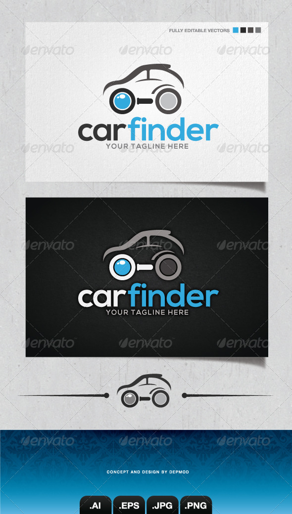 Logo Template  GraphicRiver Car  Finder  Logo 4148376 