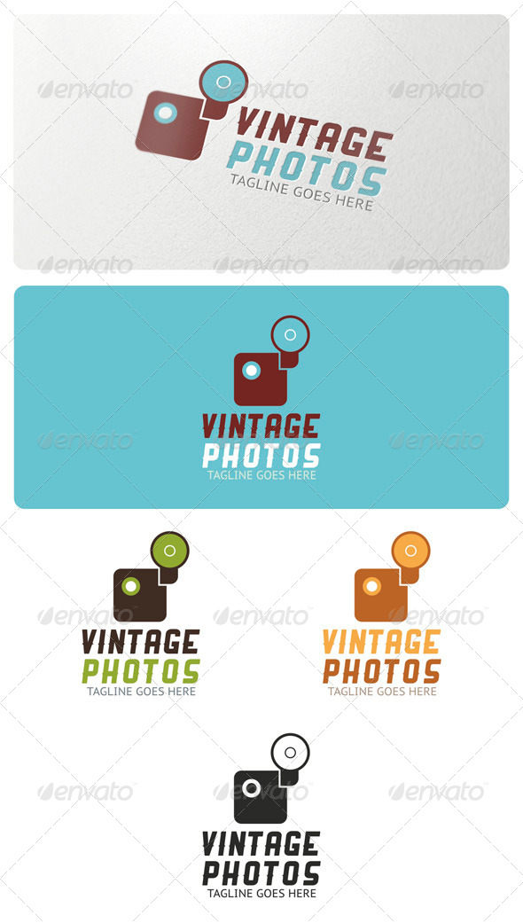 GraphicRiver Vintage Photos Logo Template 4084374 GraphicRiver Vintage Photos Logo Template 4084374