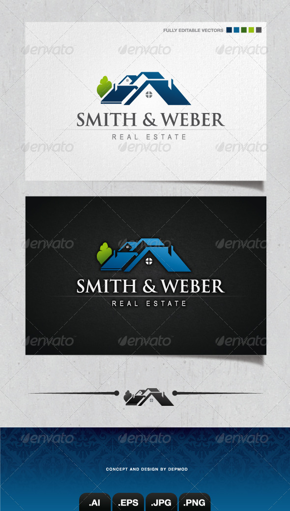 GraphicRiver Smith & Weber Real Estate Logo 4085678 GraphicRiver Smith & Weber Real Estate Logo 4085678