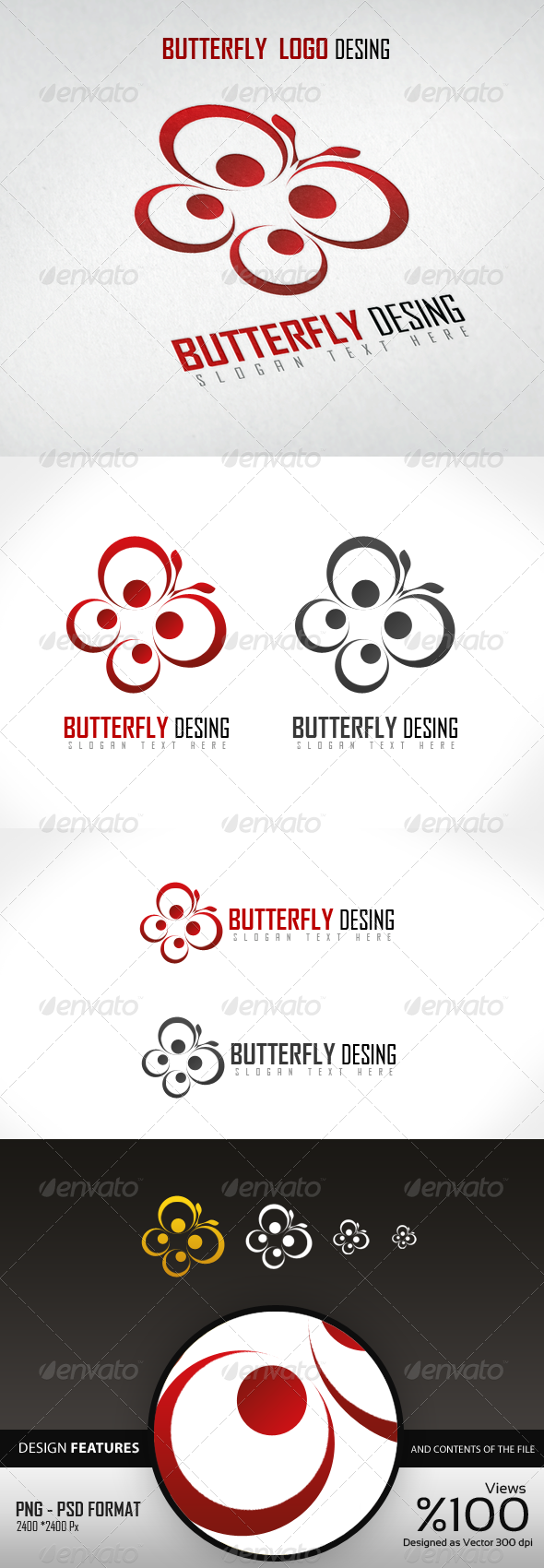 GraphicRiver Butterfly Logo Design 4093191 GraphicRiver Butterfly Logo Design 4093191