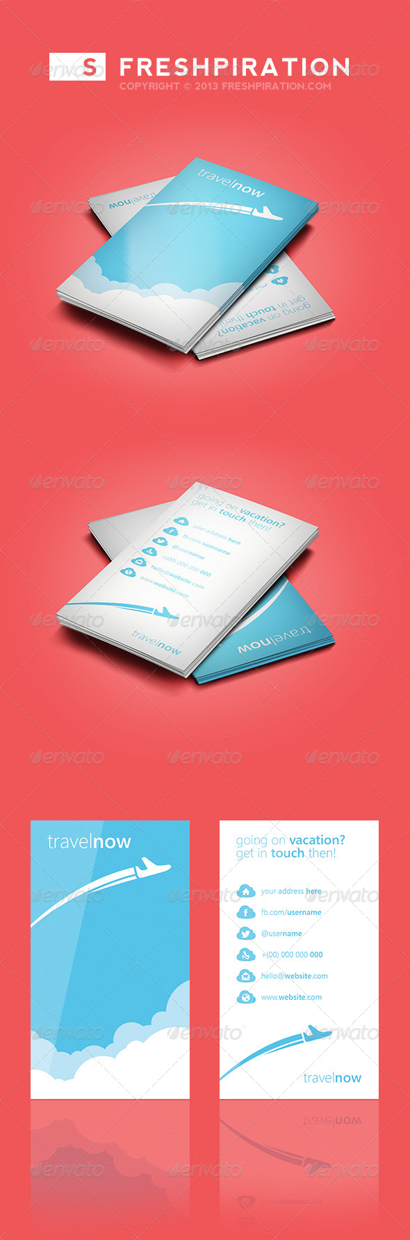 GraphicRiver Travel Agency Business Card 4027681 GraphicRiver Travel Agency Business Card 4027681
