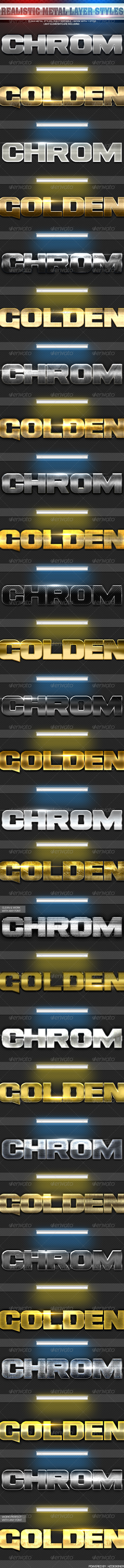 GraphicRiver Realistic Metal Layer Styles 2 4063269 GraphicRiver Realistic Metal Layer Styles 2 4063269