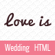 Love is - One Page Responsive Wedding Template Love is - One Page Responsive Wedding Template - ThemeForest Item for Sale