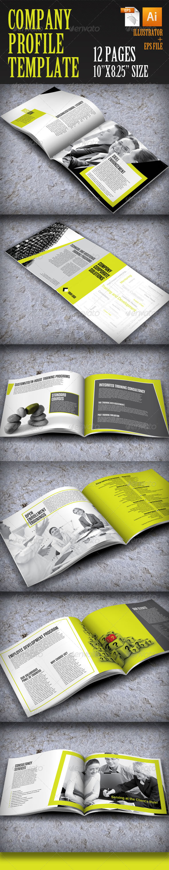 GraphicRiver Company Profile Template 4034201 GraphicRiver Company Profile Template 4034201
