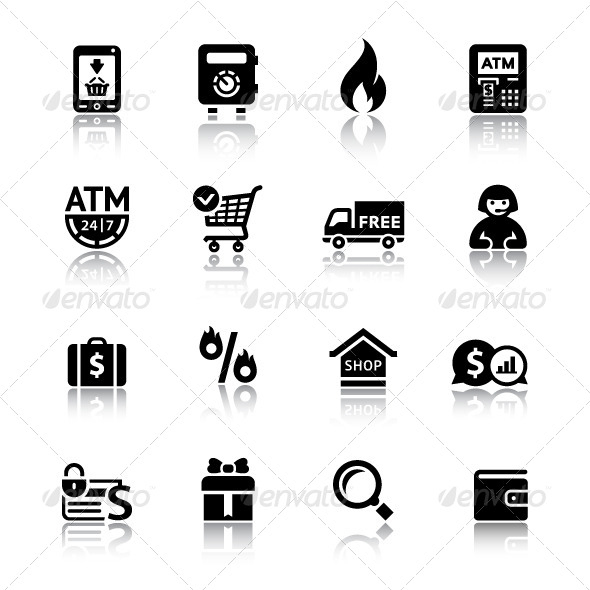GraphicRiver Shopping Icons 4060865 GraphicRiver Shopping Icons 4060865