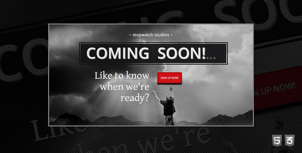 stopwatch-coming-soon-html5-template stopwatch-coming-soon-html5-template