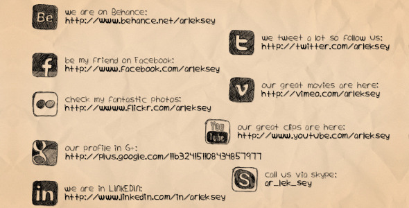 After Effects Project - VideoHive Handwritten Socials Lower thirds 465069 After Effects Project - VideoHive Handwritten Socials Lower thirds 465069