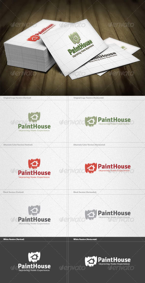 GraphicRiver Paint House Logo 4355139