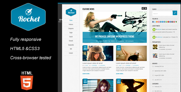 Kopasoft Themes Code Templates Rocket Magazine Html5 Template