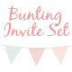 Bunting Wedding Stationery Set Bunting Wedding Stationery Set - GraphicRiver Item for Sale