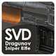 SVD Dragunov Sniper Rifle Model SVD Dragunov Sniper Rifle Model - 3DOcean Item for Sale