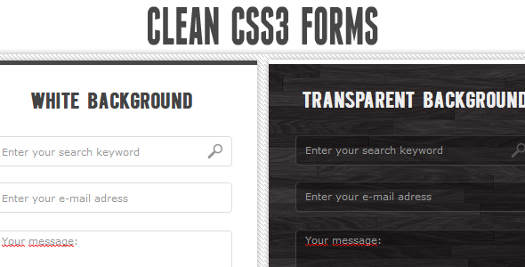CodeCanyon Clean CSS3 input forms 461084 CodeCanyon Clean CSS3 input forms 461084