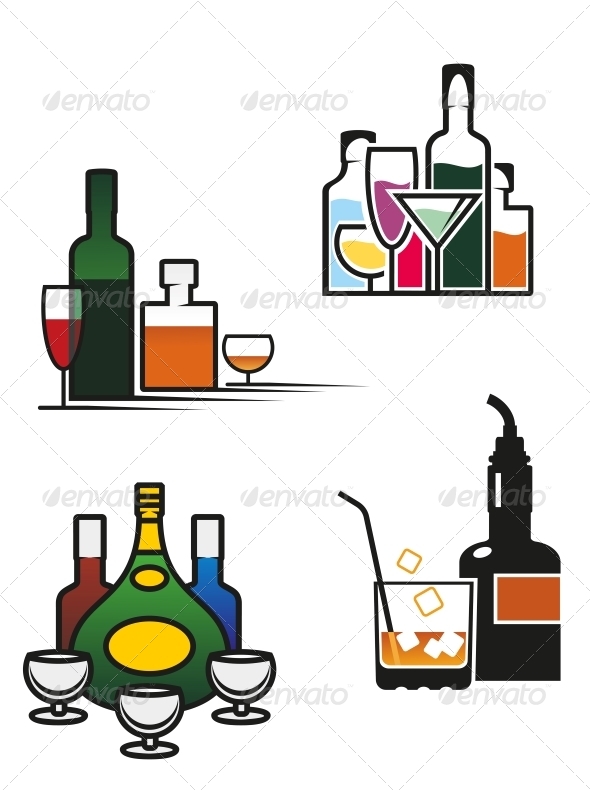 Alcohol vector  dondrupcom